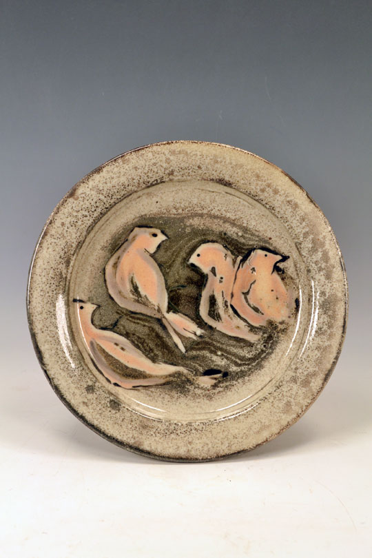 Paula Chandler bird plate