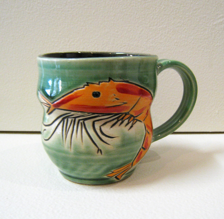 Jessica Faulk - shrimp mug