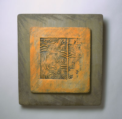 Gold Tablet by Janey Skeer