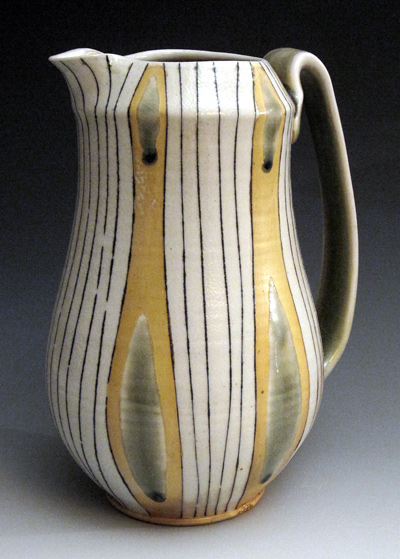 Ornamented pitcher
